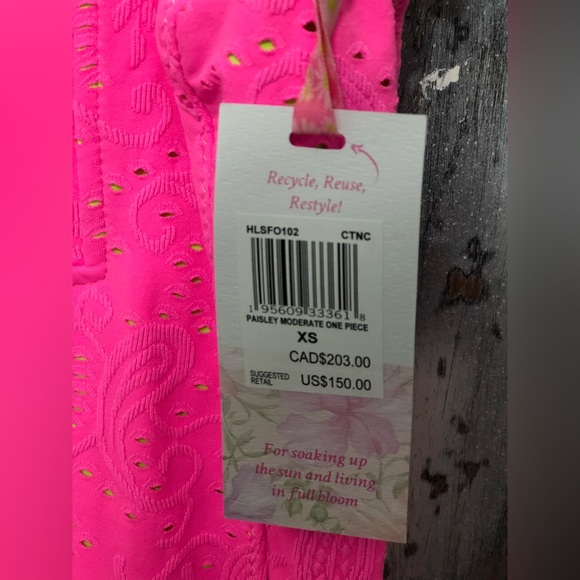 LoveShackFancy x Hurley Eyelet Paisley Moderate One Piece Swimsuit - NWT - Picture 8 of 15